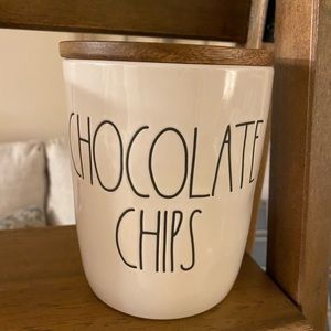 Rae Dunn Chocolate Chips Cellar